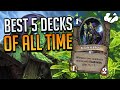 Top 5 Hearthstone Decks of ALL TIME | Tempo Strategy [Scholomance Academy]