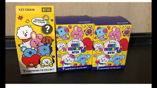 💜 BT21 Keyring \u0026 Magnet Unboxing 💜 💫 BT21 Baby Jelly Candy series