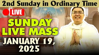 🔴SUNDAY FILIPINO MASS LIVE TODAY - JANUARY 19 || FR. JOWEL JOMARSUS GATUS, FR. JOSEPH FIDEL ROURA