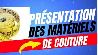 présentation des matériels de couture