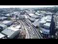 latest drone footage crl maungawhau station