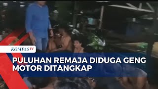 Puluhan Remaja Diduga Geng Motor Ditangkap