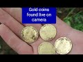 metal Detecting equinox finds gold coins in the woods amazing finds dug live