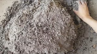 ASMR | Gritty Grey Huge Chunk Floor Crumbles 😍 | Super Duper Satisfying video