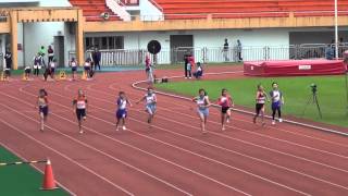 2015宜蘭縣中小學運動會-女童乙組100公尺決賽-2015/3/7