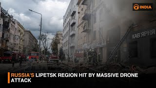 Russia's Lipetsk region hit by massive drone attack | DD India