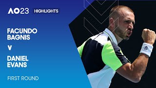 Facundo Bagnis v Daniel Evans Highlights | Australian Open 2023 First Round