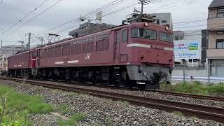 EF81-406-ED76-1018重連　福工大前駅通過