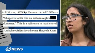 Activist targeted in California police texting scandal threatens to sue: 'I feel very violated'