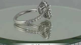 4.16ct Cushion Cut Diamond Engagement Anniversary Ring- Mark Broumand