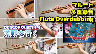 【DQ1・2】荒野を行く go in the wilderness　フルート多重録音 Flute Overdubbing