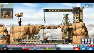 MapleStory Artale 楓之谷懷舊版 - 法師練等27 今天打到好的卷軸跟法師套裝