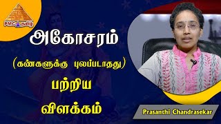 அகோசரம் (கண்களுக்கு புலப்படாது) பற்றிய விளக்கம் | Explain Agocharam | Day-14 | Prasanthi