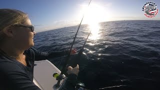 Abundansea Fishing Team: Lady Angler Larissa Lands a Sailfish out of Palm Beach