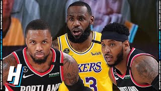 Portland Trail Blazers vs Los Angeles Lakers - Full Game 1 Highlights | August 18, 2020 NBA Playoffs