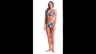 PBSport Active Tribe Surplice Bikini Top | SwimOutlet.com