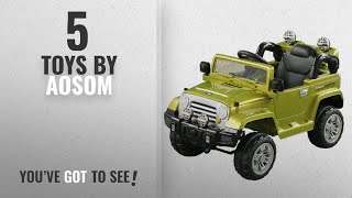 Top 10 Aosom Toys [2018]: Aosom 12V Kids Electric Battery Powered Ride On Toy Off Road Car Truck w/