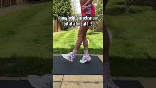 Master your jump rope footwork PART 6 - heel taps tutorial #skipping #jumpropetutorial