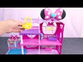 8 minutes satisfying with unboxing disney minnie mouse mansion kitchen playset asmr review toys