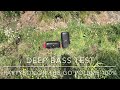 JBL Partybox on the go vs Partybox 110 outdoor test (song e deep bass test)