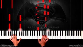 Hans Zimmer & Junkie XL - Batman v Superman - Beautiful Lie (Piano Version) + Sheet Music