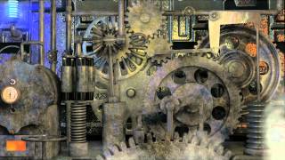 Steampunk Gears 3D Animation