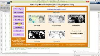 Matlab Code for Currency Recognition Using Image Processing