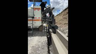 NC1300S concrete slipform equipment for curb and gutter, highway barrier, sidewalks, ditch liners...