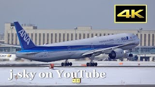 [4K] 2019 Winter Plane Spotting at New Chitose Airport / 新千歳空港 JAL 日本航空 ANA 全日空