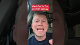 if you use docusign, you're going to want to watch out for this scam ⚠️