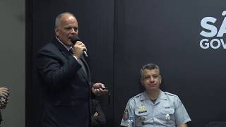 Coletiva de imprensa sobre estatísticas de criminalidade no Estado SP e divulgação do SP Gastronomia