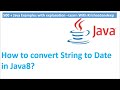 How to convert String to Date in java8?