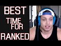 TYLER1 on the BEST time to play Ranked