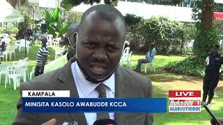 Agabutikidde:  Minisita Kasolo awabudde KCCA.