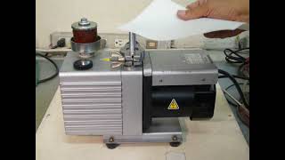 ULVAC GHD-030 Oil rotary vacuum pump　動作確認