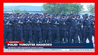 Abapolisi binjiye muri Polisi y’u Rwanda basabwe kwitwararika mu kazi kabo