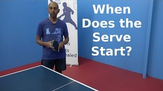 The Start of the Serve | Table Tennis | PingSkills