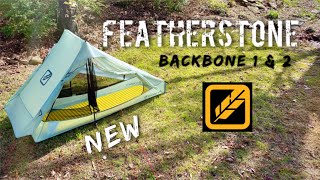 FIRST IMPRESSIONS FEATHERSTONE TREKKING POLE TENT BACKBONE  1 & 2