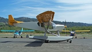 First engine start: Zenith STOL CH 750 on Amphibious Floats