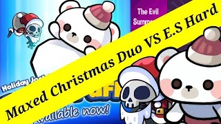 Maxed Christmas Specials Holiday Jack and New Polarpuff VS The Evil Summoner Hard | Summoner's Greed