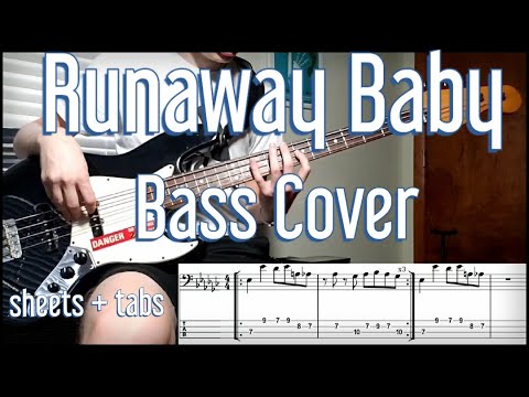 Runaway Baby - Bruno Mars | Bass Cover With TABS + SHEETS - YouTube