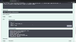LESSON 22 - Test Loopback REST APIs using Explorer