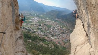 Via Ferrata Monte Albano (Ottorino Marangoni), Mori, Italy, Garda Lake