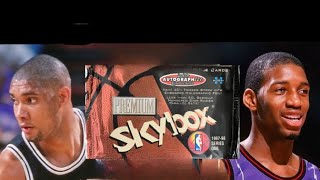 Check Out This Pull! Blast From The Past. 1997 Skybox Premium Basketball. Duncan and McGrady