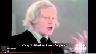 Meilleur discours de Pierre Bourgault et la peur de René Lévesque