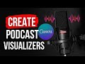 How To Make A Podcast Visualiser in Canva (Podcast Audiogram Sound Wave Tutorial)