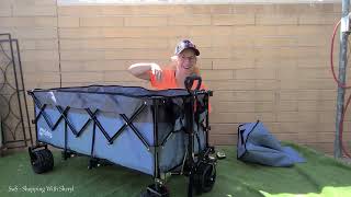 Large Collapsible Beach Wagon on Amazon Review