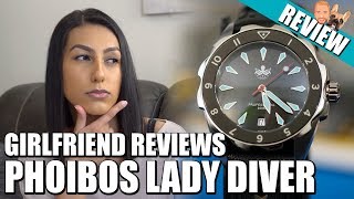 My Girlfriend Reviews Phoibos Sea Nymph 300M Lady Diver Watch