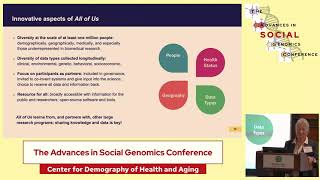 The Advances in Social Genomics Conference - Day 1