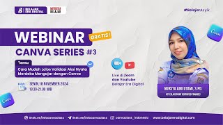 Webinar ! Membuat Presentasi Interaktif dengan Aplikasi Canva